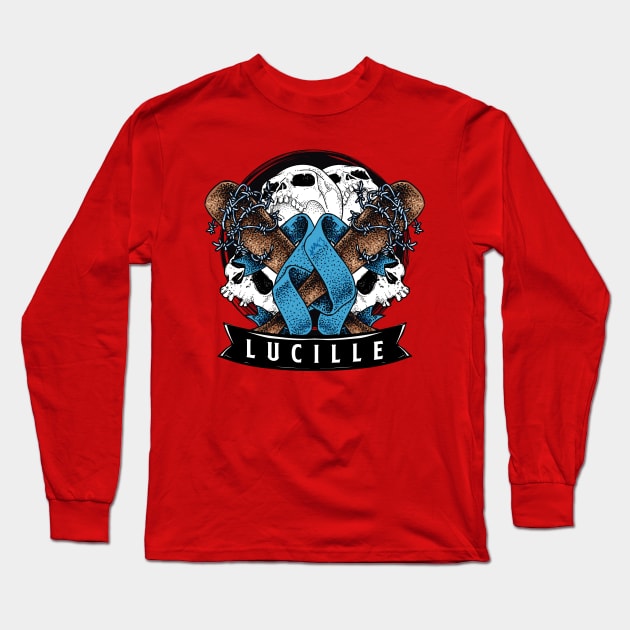 LUCILLE Long Sleeve T-Shirt by theanomalius_merch